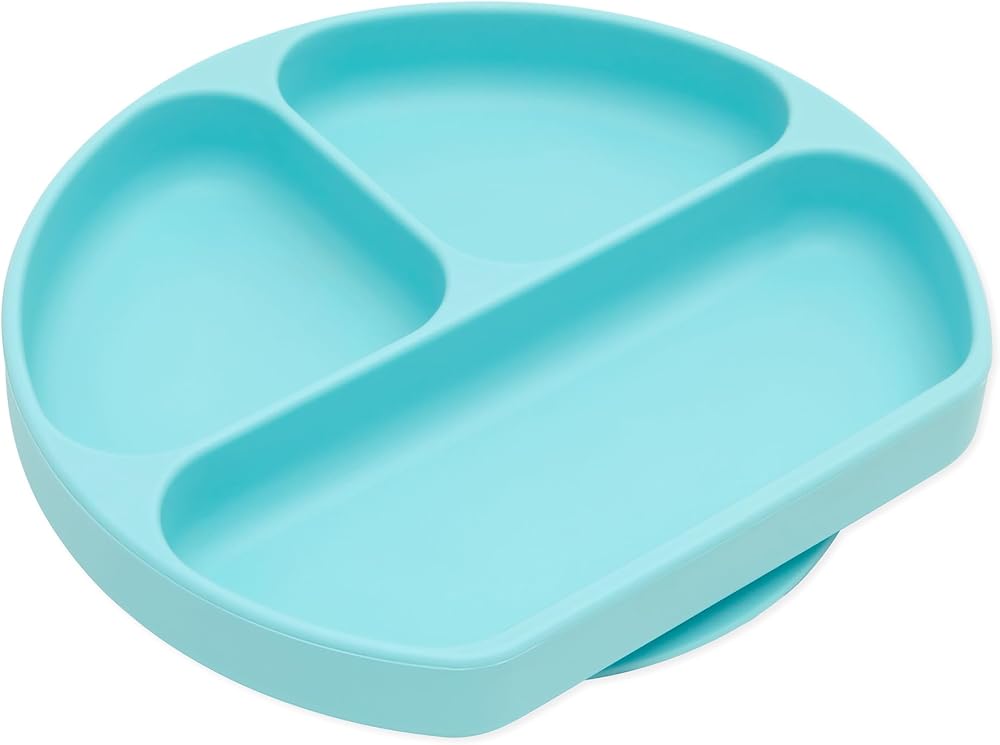 Bumkins Silicone Grip Dish Divided Suction Plate