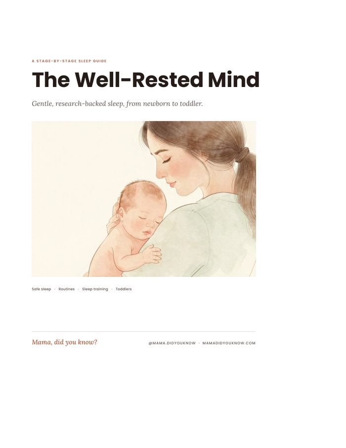 The Well-Rested Mind cover