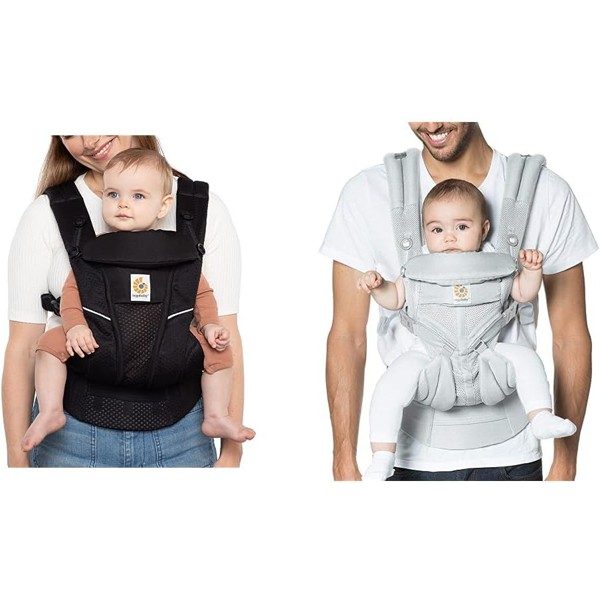 Ergobaby Omni Breeze Atmungsaktive Babytrage (alle Tragepositionen)